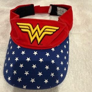 Wonder Woman visor Velcro to close